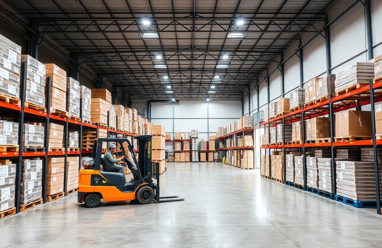 Lager und Logistikzentrum